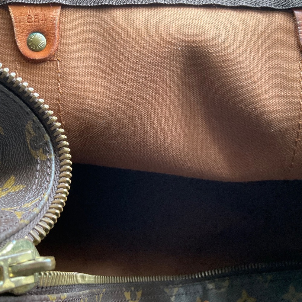 LOUIS VUITTON Monogram Canvas Keepall 55 M1884 Authentic Vintage - Picture 13 of 14